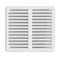 Rama aerisire Haco, cu obloane reglabile, 175 x 175, alb